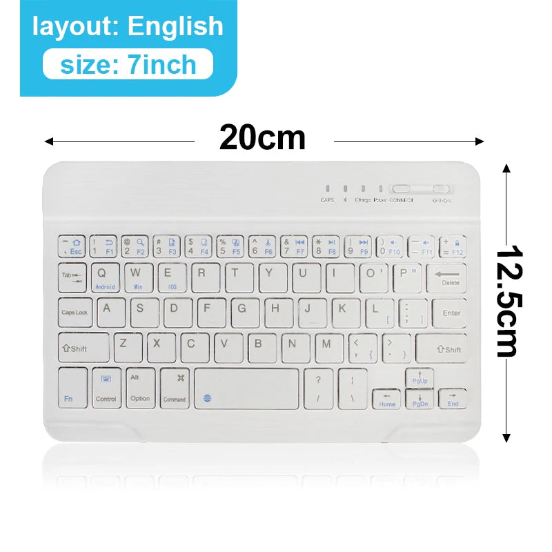Mini Wireless Bluetooth Keyboard for Tablet, Phone & Laptop