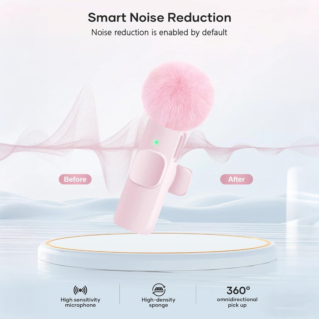 Wireless Lavalier Microphone for USB-C Devices