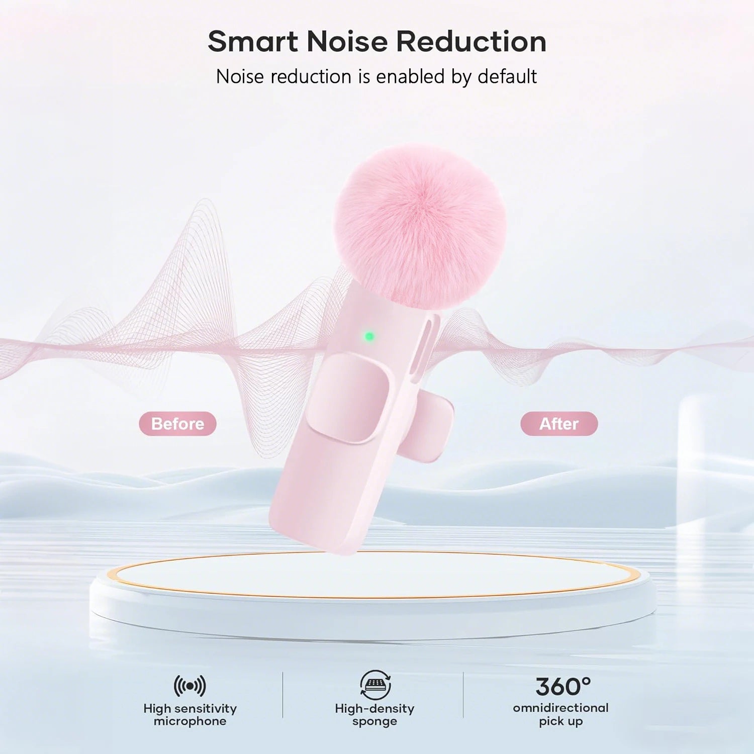 Wireless Lavalier Microphone for USB-C Devices