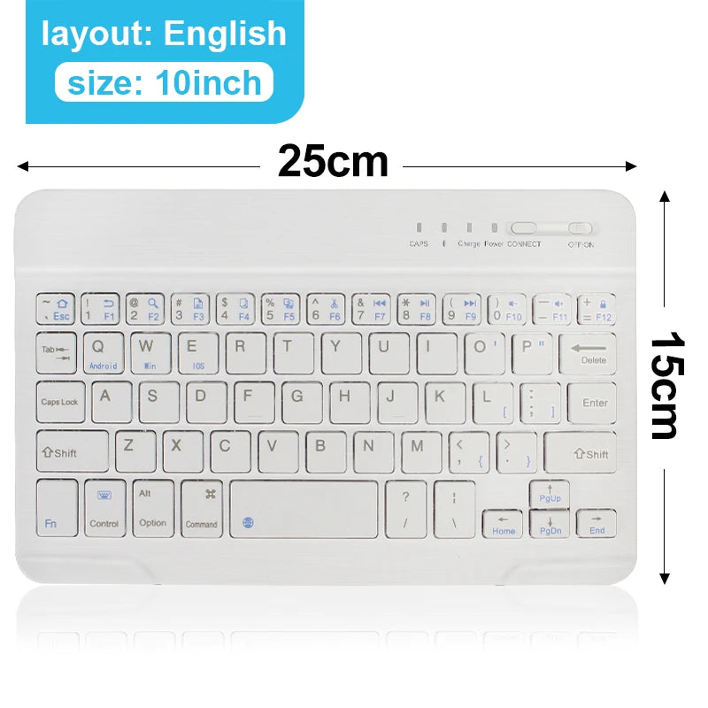Mini Wireless Bluetooth Keyboard for Tablet, Phone & Laptop