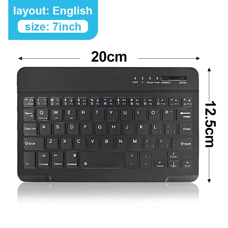 Mini Wireless Bluetooth Keyboard for Tablet, Phone & Laptop