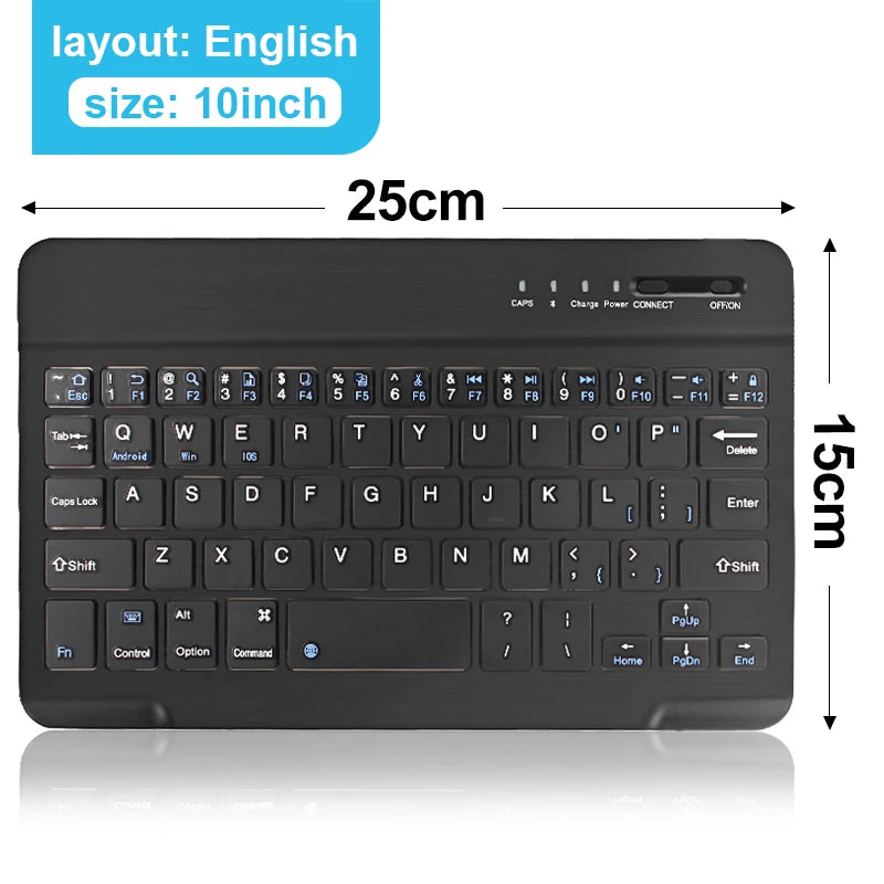 Mini Wireless Bluetooth Keyboard for Tablet, Phone & Laptop