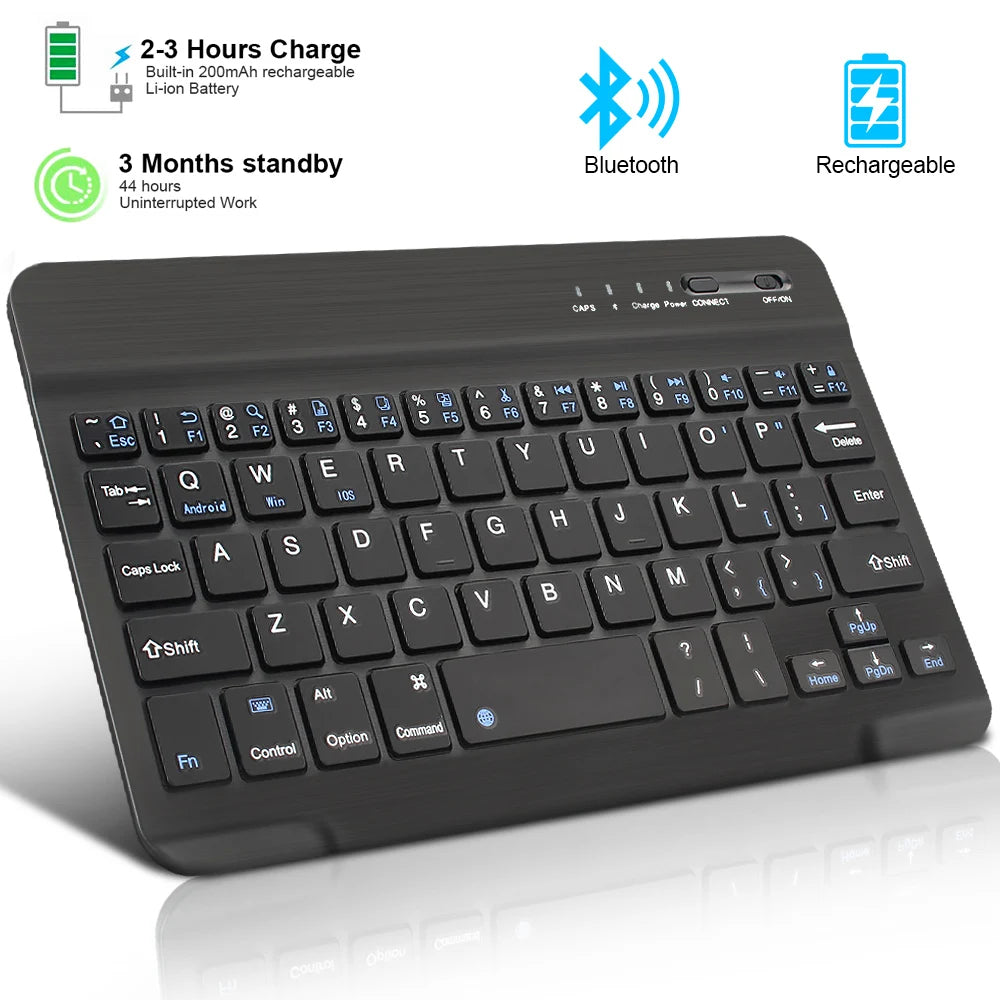 Mini Wireless Bluetooth Keyboard for Tablet, Phone & Laptop